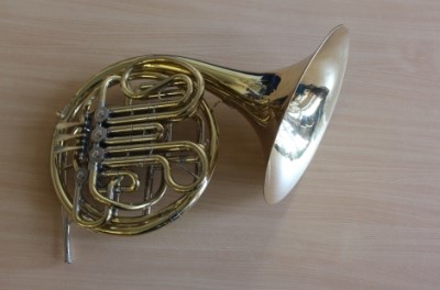 French horn. 